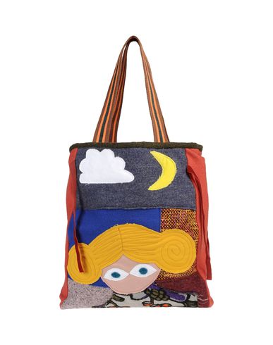 ZOOM ROSE' A POIS - Large fabric bag
