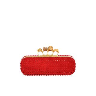 ALEXANDER MCQUEEN, Clutch, Crystal Knucklebox Clutch