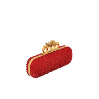 ALEXANDER MCQUEEN, Clutch, Crystal Knucklebox Clutch