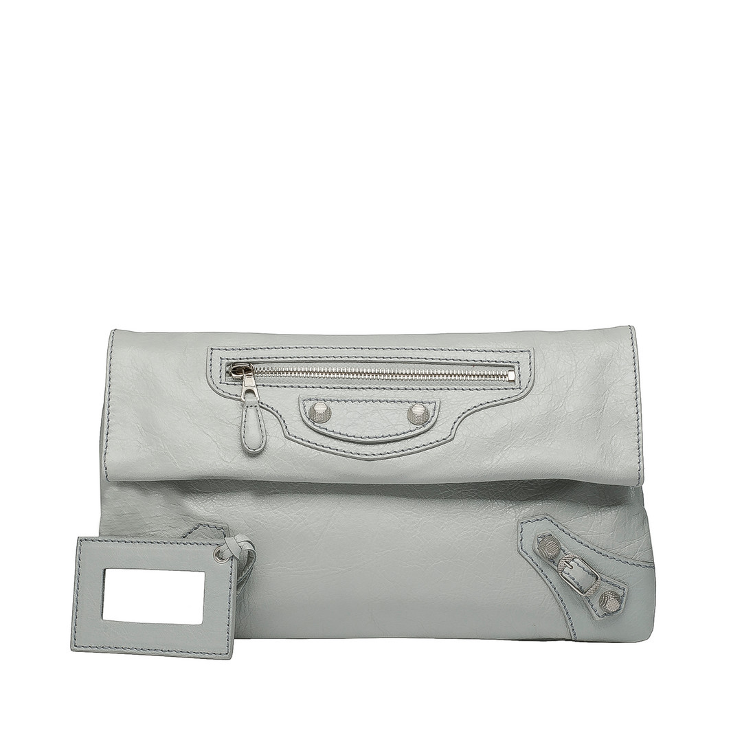 Balenciaga Giant 12 Bustina Argento Balenciaga Giant 12 Bustina Argento