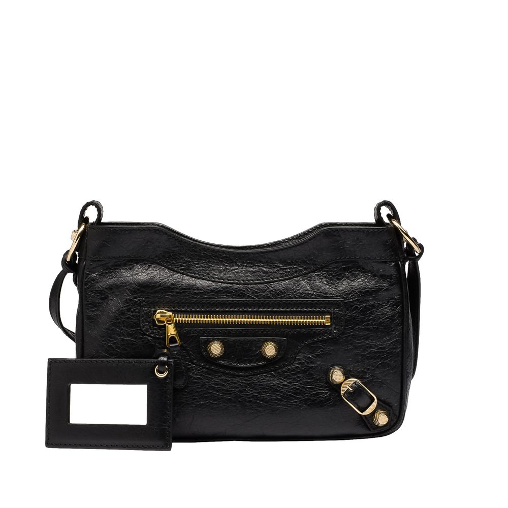 black balenciaga cross body bag