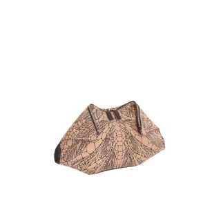 ALEXANDER MCQUEEN, Clutch, Dragonfly Spine Print De-Manta Clutch