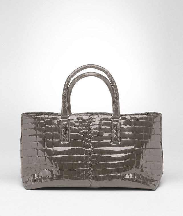 BOTTEGA VENETA Shadow Shiny Crocodile Fumé Fenice Bag Tote Bag D fp