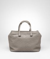 Bottega Veneta® Brick Tasche aus Nappaleder Intrecciato Fume Bottega Veneta® Brick Tasche aus Nappaleder Intrecciato Fume