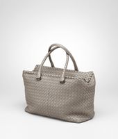 Bottega Veneta® Brick Tasche aus Nappaleder Intrecciato Fume Bottega Veneta® Brick Tasche aus Nappaleder Intrecciato Fume