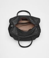 Bottega Veneta® Brick Tasche aus Nappaleder Intrecciato Nero Bottega Veneta® Brick Tasche aus Nappaleder Intrecciato Nero