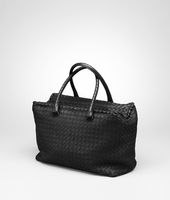 Bottega Veneta® Brick Tasche aus Nappaleder Intrecciato Nero Bottega Veneta® Brick Tasche aus Nappaleder Intrecciato Nero