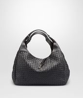 Bottega Veneta® Campana Tasche aus Nappaleder Intrecciato Nero Bottega Veneta® Campana Tasche aus Nappaleder Intrecciato Nero
