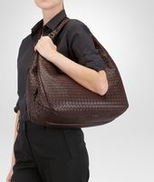 Bottega Veneta® Ebano Intrecciato Nappa Campana Bag Bottega Veneta® Ebano Intrecciato Nappa Campana Bag