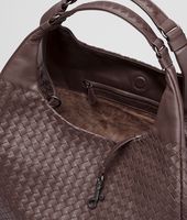Bottega Veneta® Campana Tasche aus Nappaleder Intrecciato Ebano Bottega Veneta® Campana Tasche aus Nappaleder Intrecciato Ebano