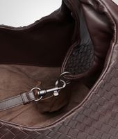 Bottega Veneta® Campana Tasche aus Nappaleder Intrecciato Ebano Bottega Veneta® Campana Tasche aus Nappaleder Intrecciato Ebano