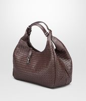 Bottega Veneta® Campana Tasche aus Nappaleder Intrecciato Ebano Bottega Veneta® Campana Tasche aus Nappaleder Intrecciato Ebano