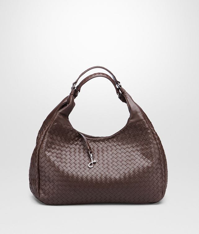 BOTTEGA VENETA Ebano Intrecciato Nappa Campana Bag Shoulder or hobo bag D fp