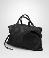 Bottega Veneta® Wandelbare Tasche aus Nappaleder Intrecciato Nero Bottega Veneta® Wandelbare Tasche aus Nappaleder Intrecciato Nero