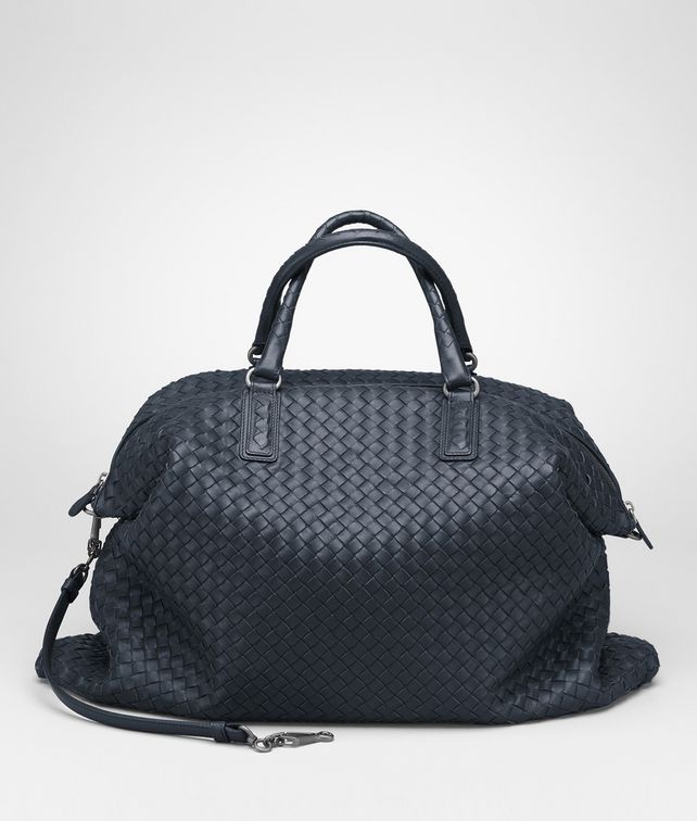 BOTTEGA VENETA Convertible Tasche aus Nappaleder Intrecciato Tourmaline Henkeltasche D fp