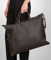 Bottega Veneta® Ebano Intrecciato Nappa Convertible Bag Bottega Veneta® Ebano Intrecciato Nappa Convertible Bag