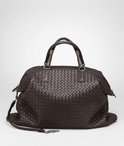 BOTTEGA VENETA - Ebano Intrecciato Nappa Convertible Bag