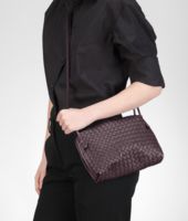 Bottega Veneta® Quetsche Intrecciato Nappa Cross Body Bag Bottega Veneta® Quetsche Intrecciato Nappa Cross Body Bag