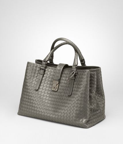 BOTTEGA VENETA - Shadow Intrecciato Light Calf Roma Bag