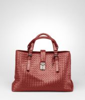 Bottega Veneta® Brique Light Calf Intrecciato Roma Bag Bottega Veneta® Brique Light Calf Intrecciato Roma Bag