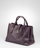 Bottega Veneta® Quetsche Light Calf Intrecciato Roma Bag Bottega Veneta® Quetsche Light Calf Intrecciato Roma Bag