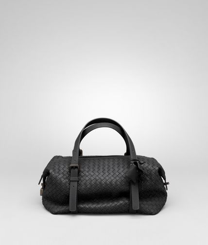 BOTTEGA VENETA - Nero Intrecciato Nappa Montaigne Bag