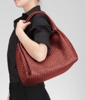 Bottega Veneta® Brique Intrecciato Nappa Parachute Bag Bottega Veneta® Brique Intrecciato Nappa Parachute Bag