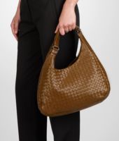Bottega Veneta® Junior Intrecciato Nappa Campana Bag Bottega Veneta® Junior Intrecciato Nappa Campana Bag