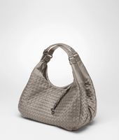 Bottega Veneta® Fume Intrecciato Nappa Campana Bag Bottega Veneta® Fume Intrecciato Nappa Campana Bag