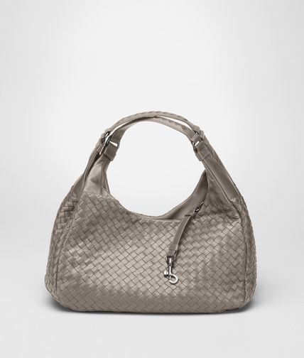 BOTTEGA VENETA - Fume Intrecciato Nappa Campana Bag