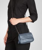 Bottega Veneta® Krim Intrecciato Nappa Messenger Mini Bag Bottega Veneta® Krim Intrecciato Nappa Messenger Mini Bag