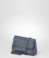 Bottega Veneta® Krim Intrecciato Nappa Messenger Mini Bag Bottega Veneta® Krim Intrecciato Nappa Messenger Mini Bag