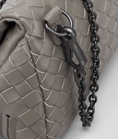 Bottega Veneta® Fume Intrecciato Nappa Messenger Mini Bag Bottega Veneta® Fume Intrecciato Nappa Messenger Mini Bag