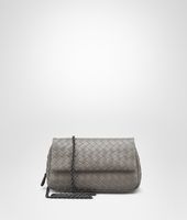 Bottega Veneta® Fume Intrecciato Nappa Messenger Mini Bag Bottega Veneta® Fume Intrecciato Nappa Messenger Mini Bag