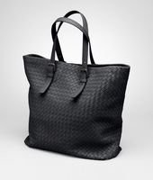 Bottega Veneta® Nero Intrecciato Nappa Tote Bottega Veneta® Nero Intrecciato Nappa Tote