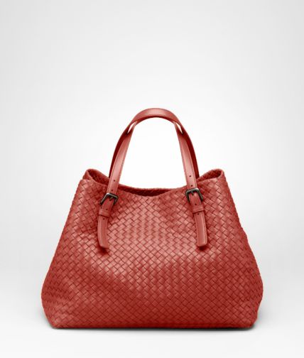 BOTTEGA VENETA - Brique Intrecciato Nappa Tote