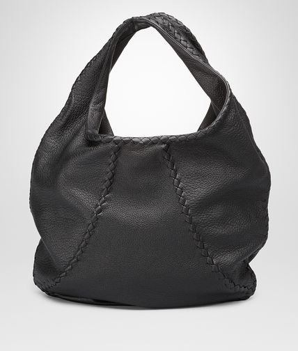 BOTTEGA VENETA - Nero Washed Cervo Bag