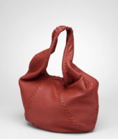 Bottega Veneta® Tasche aus gewaschenem Cervo Leder Brique Bottega Veneta® Tasche aus gewaschenem Cervo Leder Brique