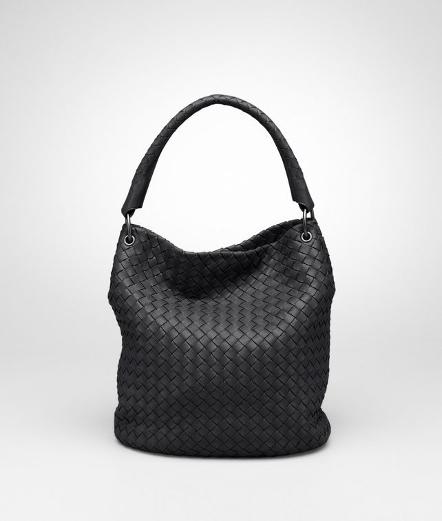 BOTTEGA VENETA Nero Intrecciato Nappa Bag Shoulder or hobo bag D fp