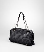 Bottega Veneta® Nero Intrecciato Nappa Duo Bag Bottega Veneta® Nero Intrecciato Nappa Duo Bag