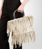 Bottega Veneta® Intrecciato Nappa Fringe Bag Bottega Veneta® Intrecciato Nappa Fringe Bag