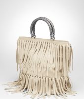 Bottega Veneta® Intrecciato Nappa Fringe Bag Bottega Veneta® Intrecciato Nappa Fringe Bag