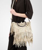 Bottega Veneta® Intrecciato Nappa Fringe Bag Bottega Veneta® Intrecciato Nappa Fringe Bag