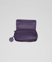 Bottega Veneta® Plum Intrecciomirage Messenger Mini Bag Bottega Veneta® Plum Intrecciomirage Messenger Mini Bag