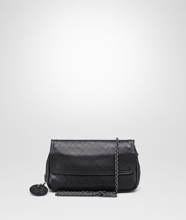 BOTTEGA VENETA Nero Intrecciomirage Messenger Mini Bag Crossbody bag D fp
