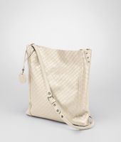 Bottega Veneta® Antique Intrecciomirage Cross Body Bag Bottega Veneta® Antique Intrecciomirage Cross Body Bag
