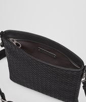 Bottega Veneta® Nero Intrecciato VN Cross Body Bag Bottega Veneta® Nero Intrecciato VN Cross Body Bag