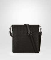 Bottega Veneta® Nero Intrecciato VN Cross Body Bag Bottega Veneta® Nero Intrecciato VN Cross Body Bag
