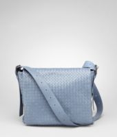Bottega Veneta® Krim Intrecciato Light Calf Cross Body Messenger Bottega Veneta® Krim Intrecciato Light Calf Cross Body Messenger