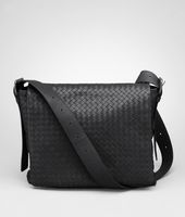 Bottega Veneta® Nero Light Calf Cross Body Messenger Bottega Veneta® Nero Light Calf Cross Body Messenger